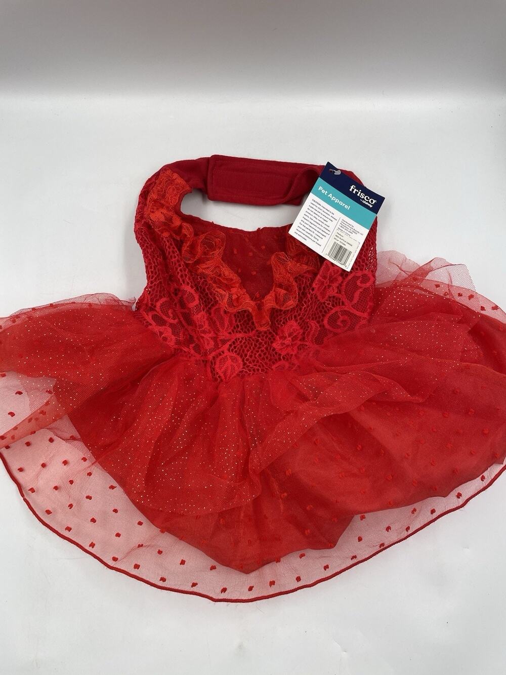 Frisco By Chewy Red Dress Pet Costume Dog Dress Size Medium NEW W/ Tags
